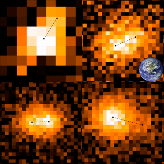 A few binary Kuiper Belt Objects as we see them from the Earth